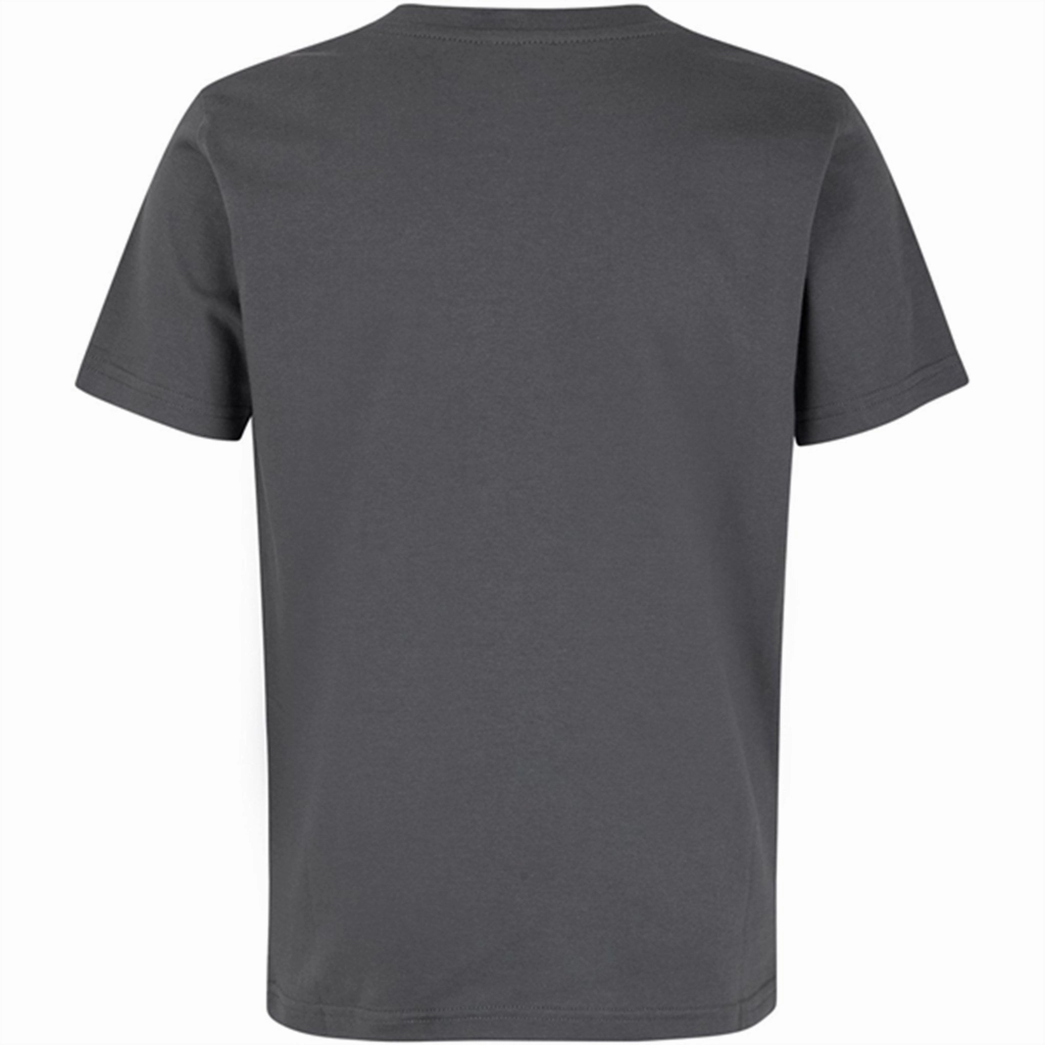 Mads N?rgaard Printed Thorlino MN logo T-shirt Asphalt loose but not baggy Stretch Knit