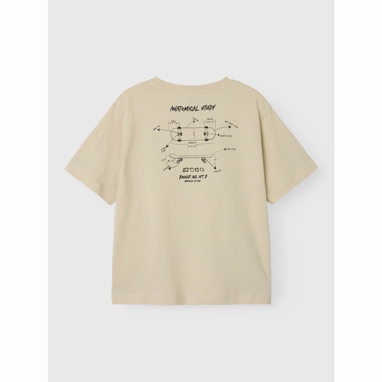 Stretchable Armholes Name It White Swan, Black Short Sleeve T-shirt