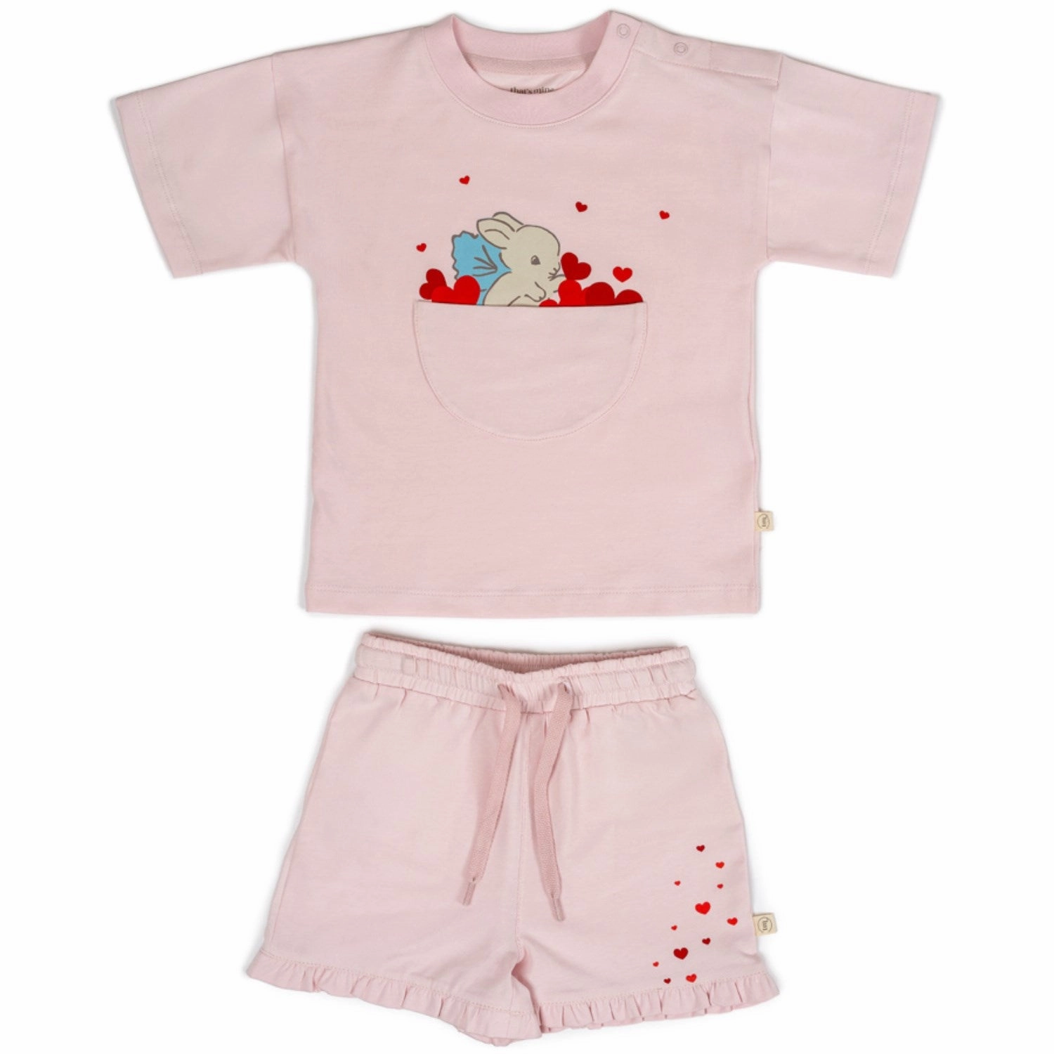 Valentine's gift That's Mine X Luksusbaby Soft Pink Lara Set