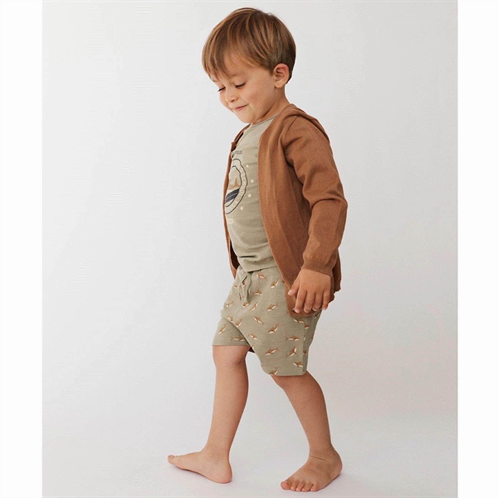 Sofie Schnoor Dusty Green T-shirt Minimal Comfort sports activity