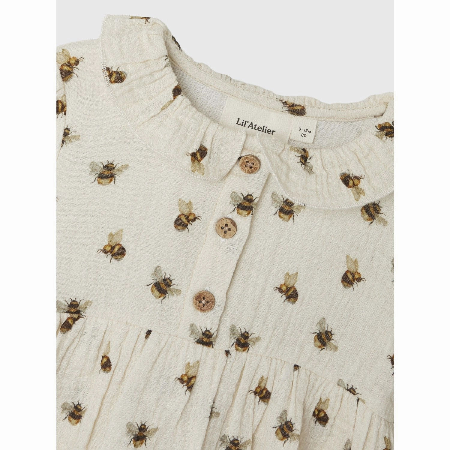 Fashion Forward Lil'atelier turtledove himli loose body dress