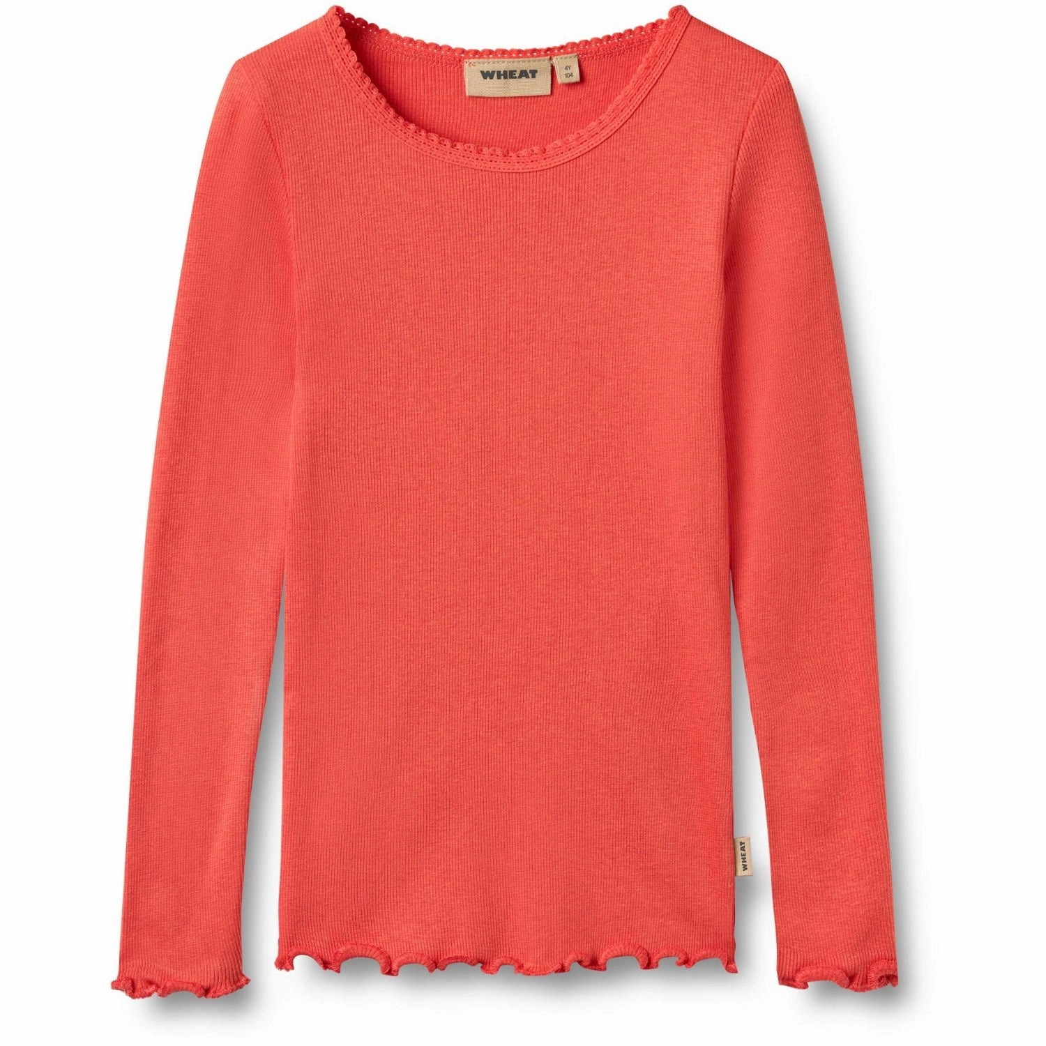 Spring Collection Wheat Candy Red Rib Blouse Reese