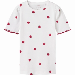 Name It Bright White Jillie T-Shirt FadeResistant Coating