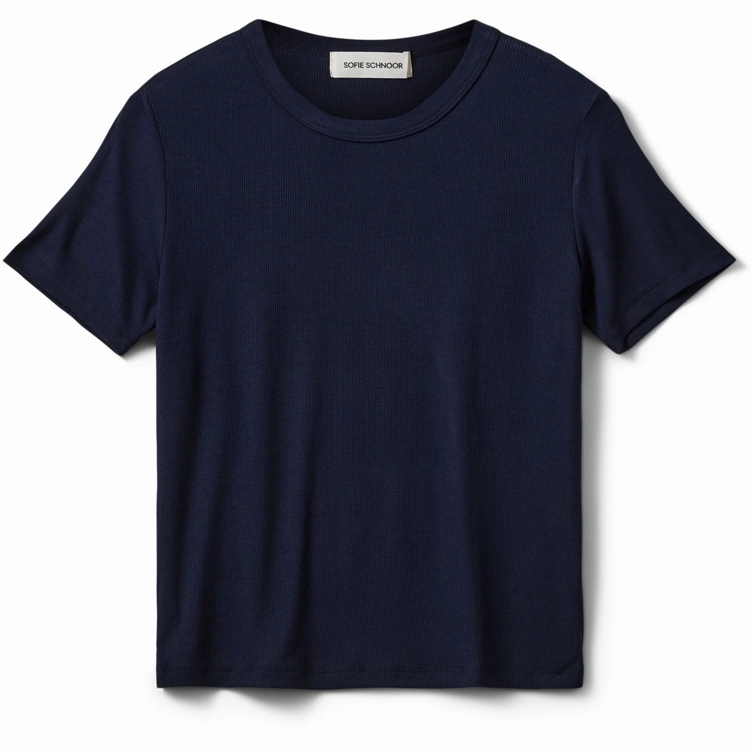 Sofie Schnoor Navy Nataliasy Rib T-Shirt Fresh Vibes Hydrophobic coating