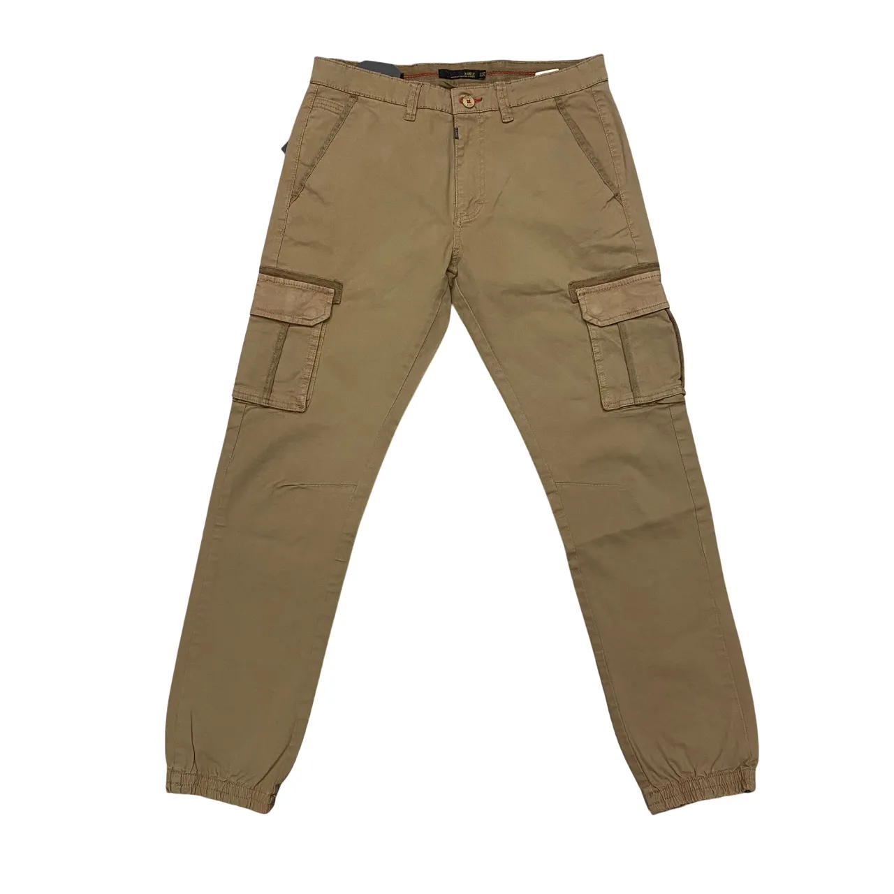 FlexibleKnees Metallic accents Trez Pantalone con tasconi da uomo Prysco Cav M44445 119 tabacco