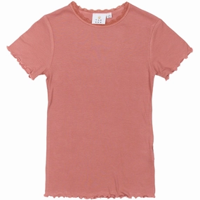 The New Old Rose Lotus Rib T-Shirt Self Fabric Tape