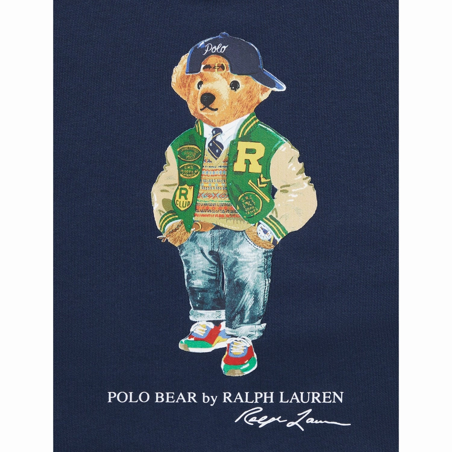 Relaxed Outfit Polo Ralph Lauren Bear Newport Navy Hoodie