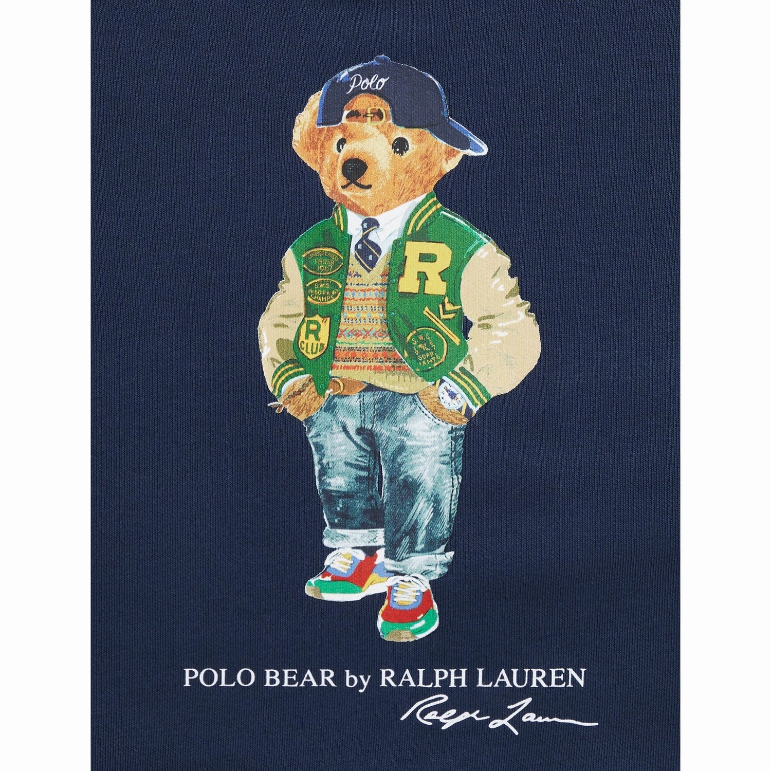 Travel Wear Masculine style Polo Ralph Lauren Bear Newport Navy Hoodie