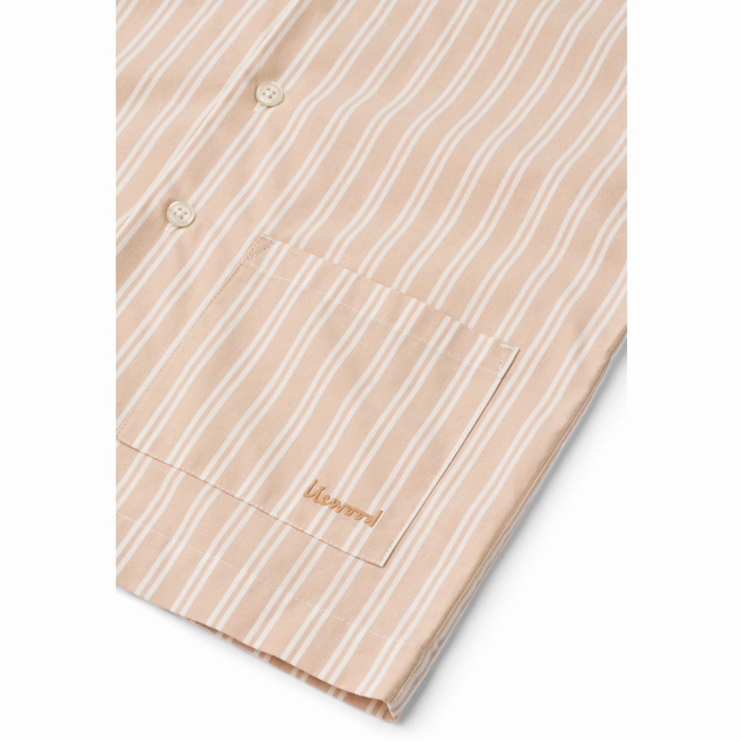 LIEWOOD Y/D Stripe Sorbet Rose / Creme De La Creme Leona Stripe Set Anti Pilling Surface