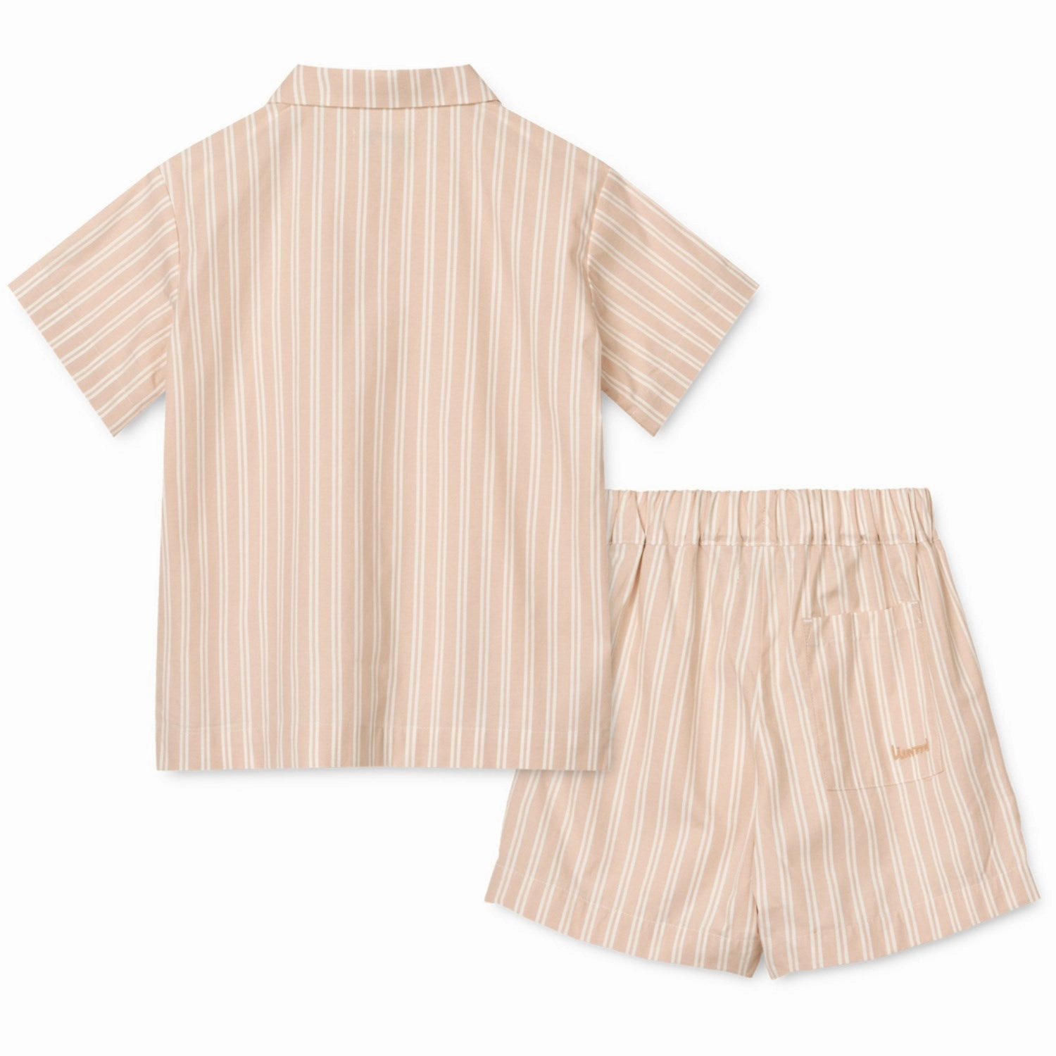LIEWOOD Y/D Stripe Sorbet Rose / Creme De La Creme Leona Stripe Set Subtle Logo Placement Retro nostalgia