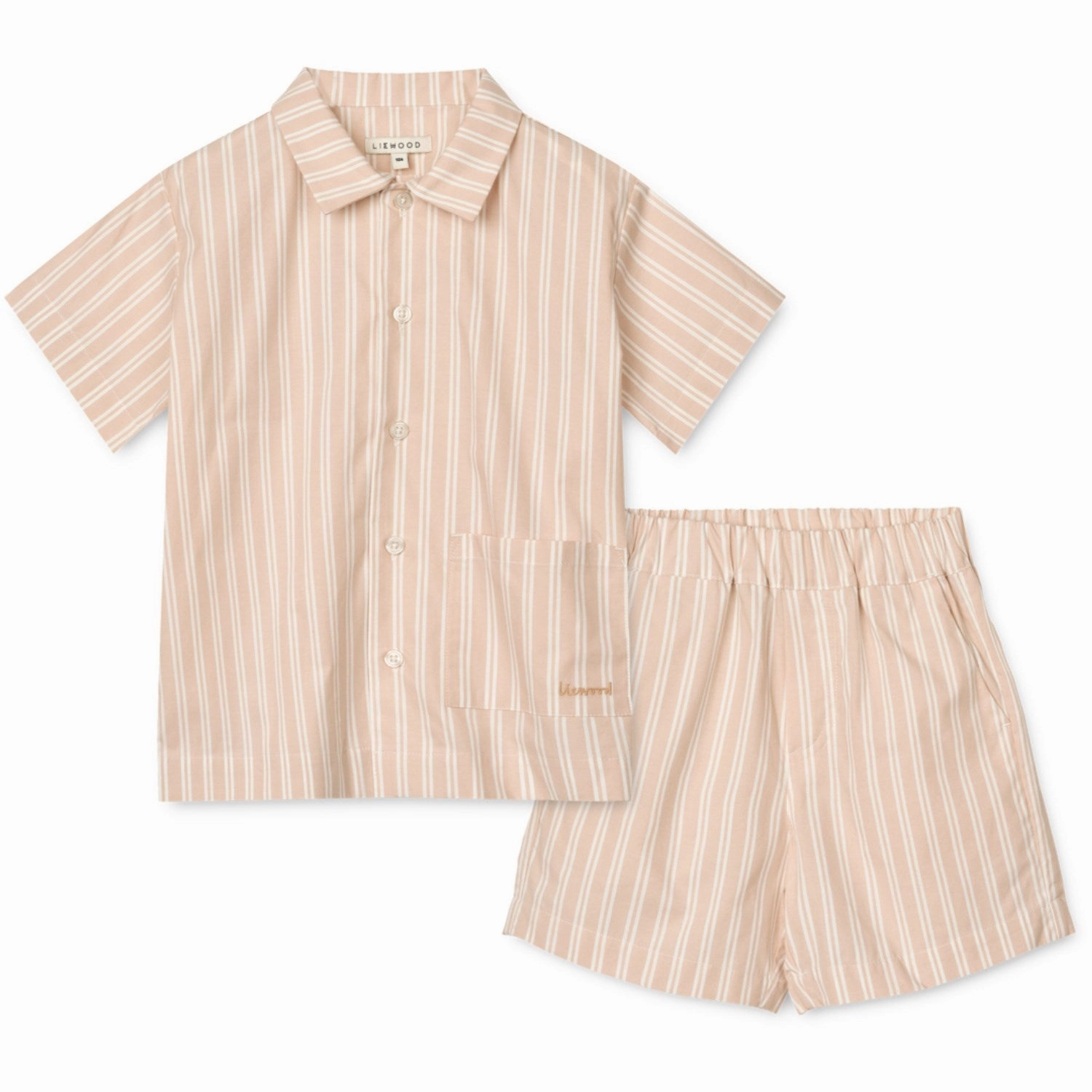 Casual Layers LIEWOOD Y/D Stripe Sorbet Rose / Creme De La Creme Leona Stripe Set