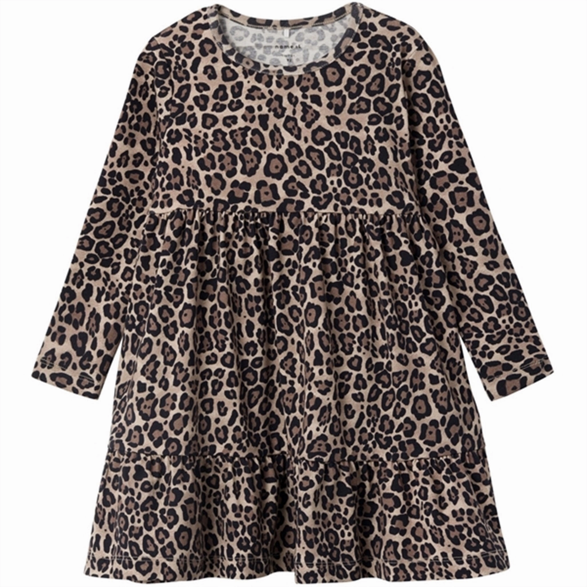 Ruched-Detail Name it Oxford Tan Sys Dress