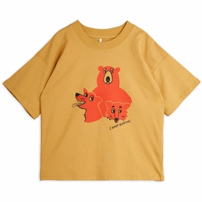 Stylish Essential Eco Friendly Dye Mini Rodini Beige Camp Rodini Sp Ss Tee