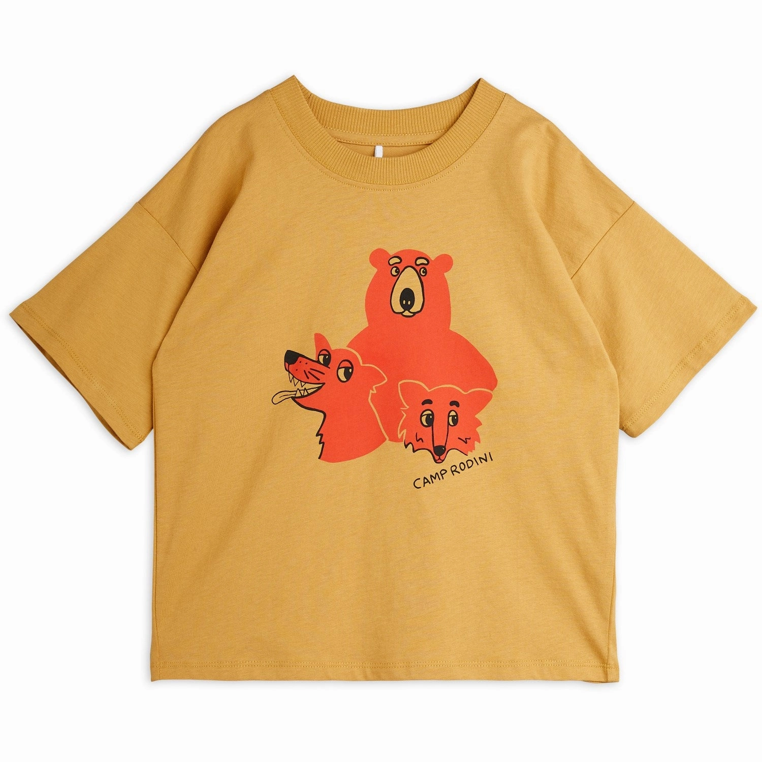 Active Look Mini Rodini Beige Camp Rodini Sp Ss Tee