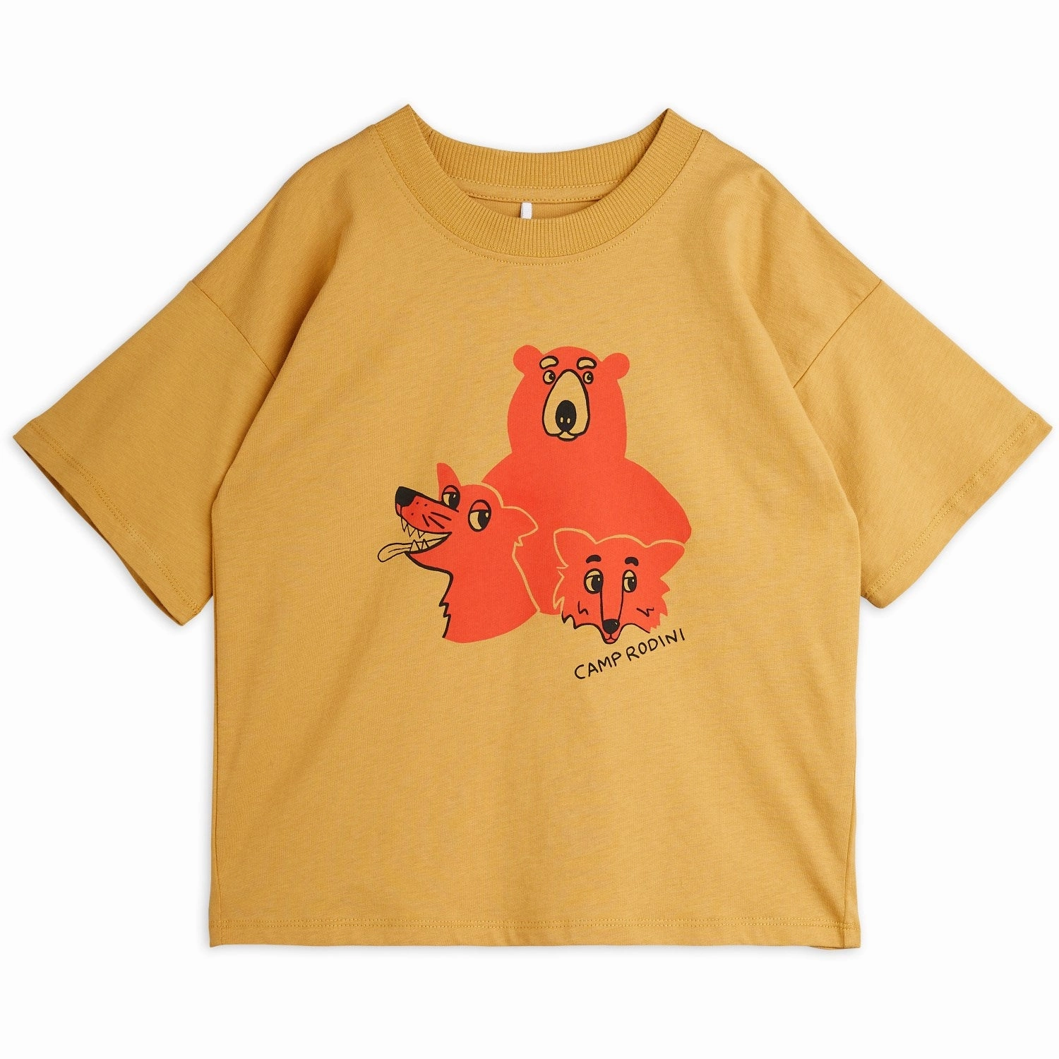 Stylish Essential Eco Friendly Dye Mini Rodini Beige Camp Rodini Sp Ss Tee