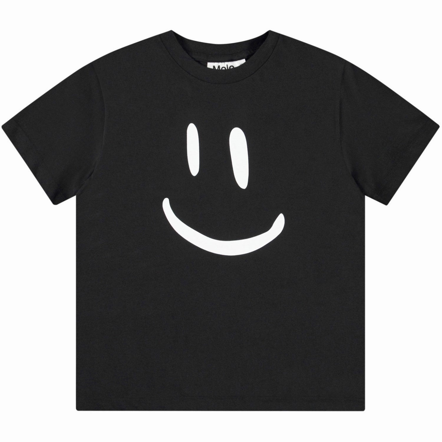 Molo Black Roxo T-Shirt Sporty Look Wear Easy Style