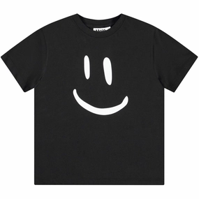 Molo Black Roxo T-Shirt Sporty Look Wear Easy Style