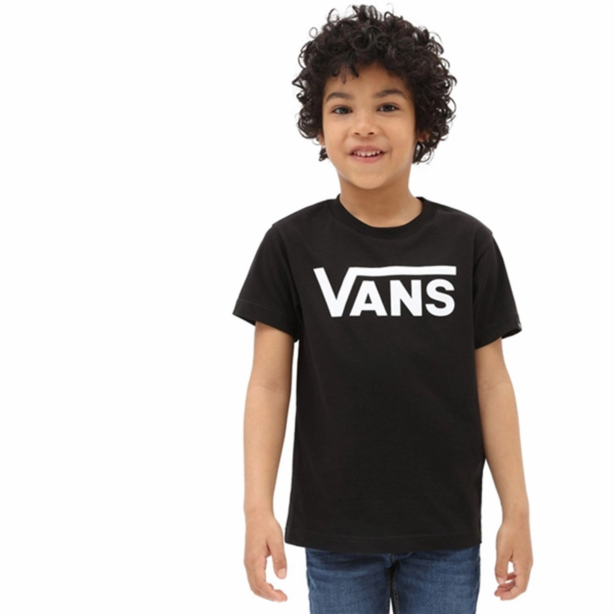 VANS Classic Kids T-shirt Black Quick Drying Easy Style