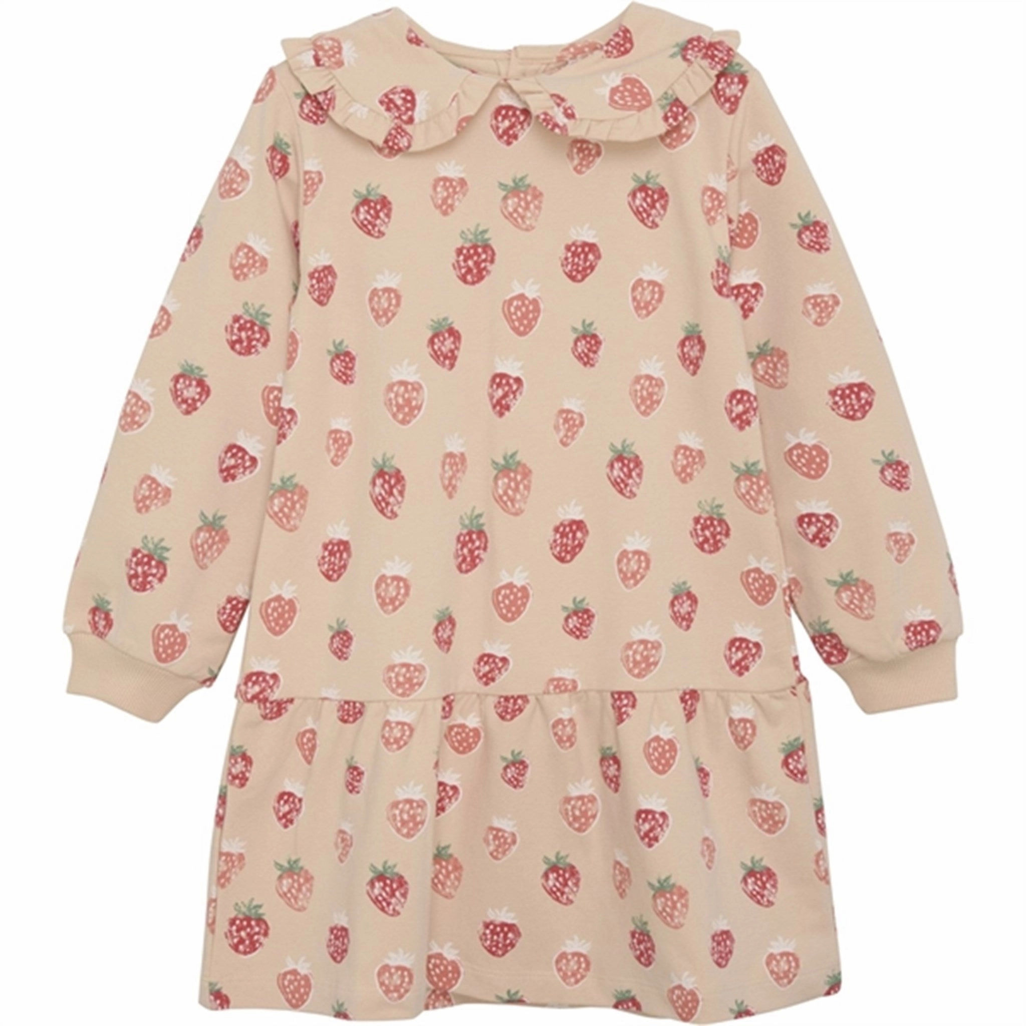 Minymo Spanish Villa Kjole AOP Sweat Belted-Style