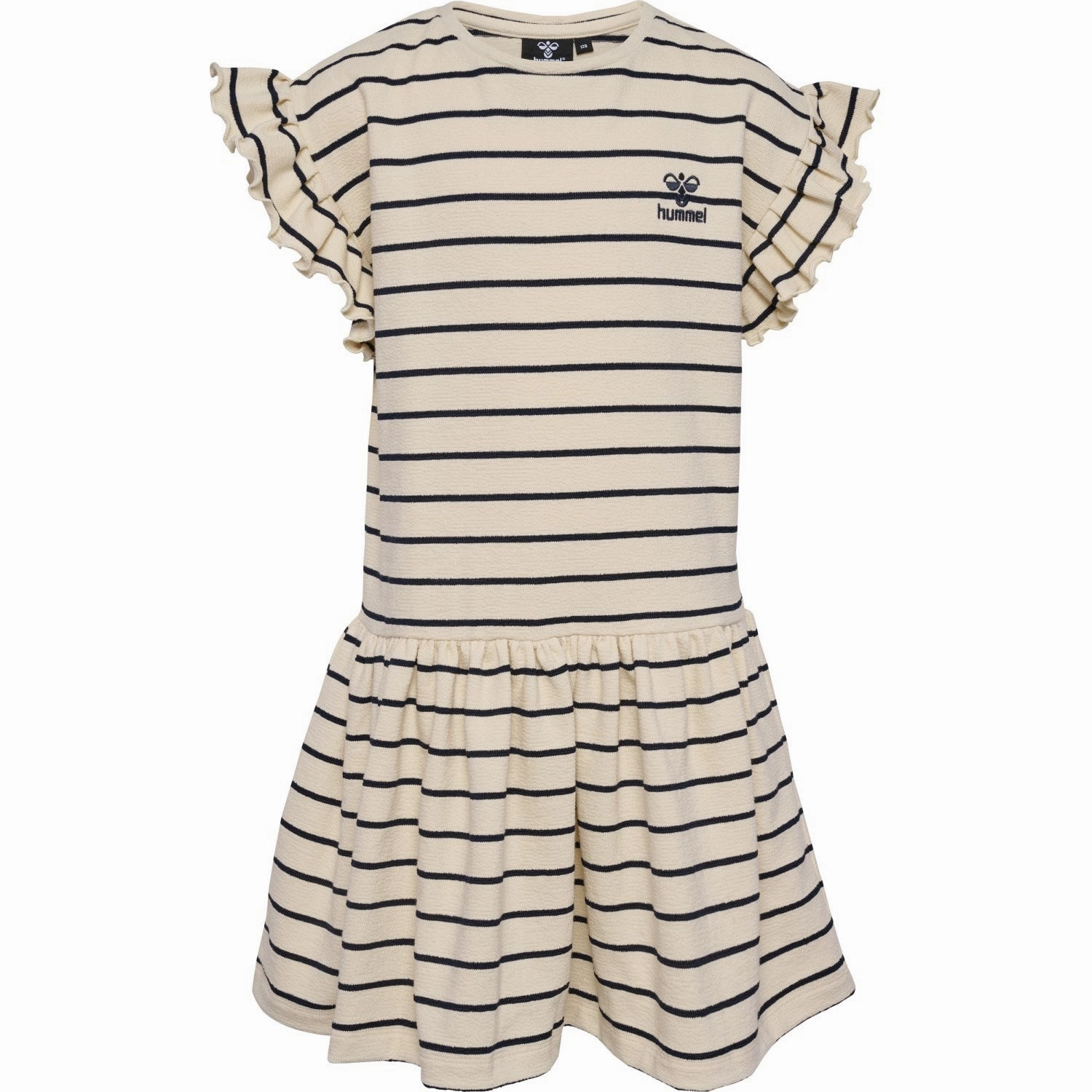 Cocktail Ready Subtle pattern Hummel Whitecap Gray Ajma Dress S/S