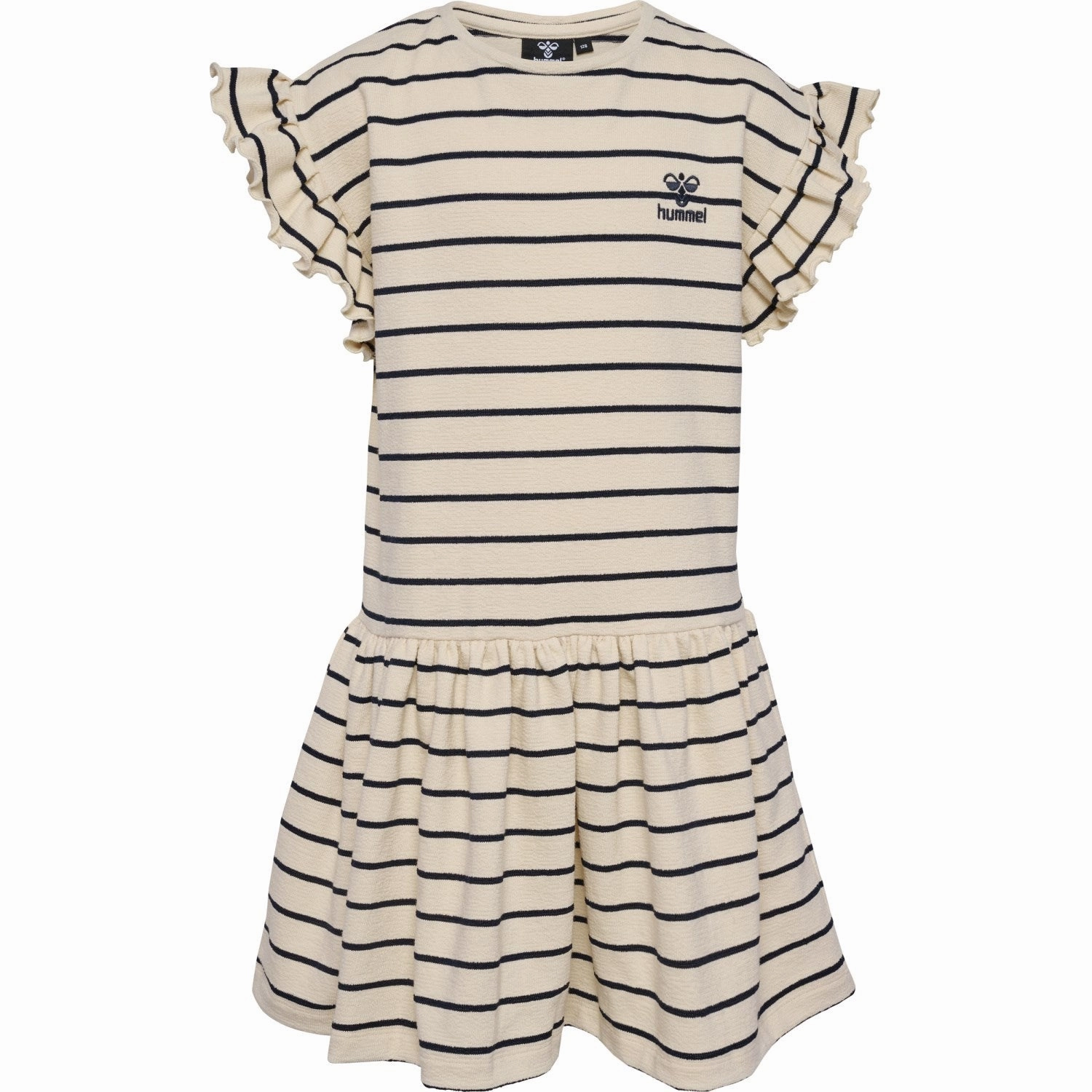 Hummel Whitecap Gray Ajma Dress S/S Chic Design Chain-Detail