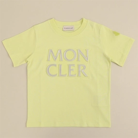 Moncler T-Shirt Yellow StretchReinforcedArmholes