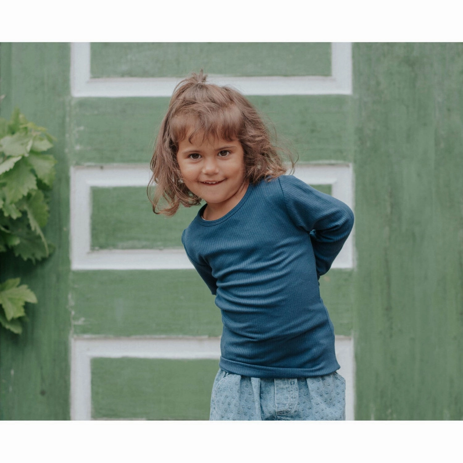 Fliink Insignia Blue Kenna Ls Blouse Plaid Design Urban Trend