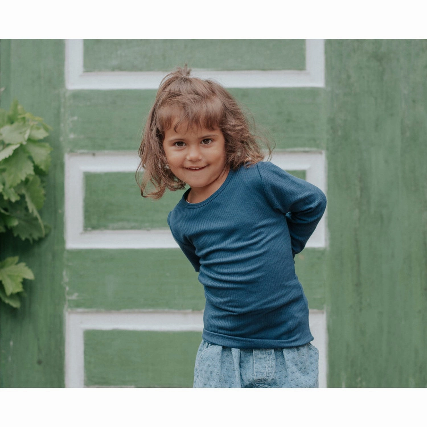 Fliink Insignia Blue Kenna Ls Blouse Edgy style Travel-friendly