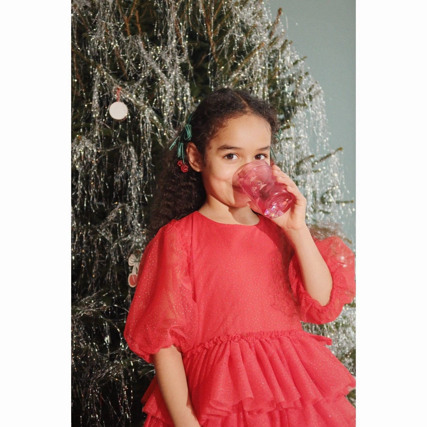 Konges Sl?jd Barbados Cherry Fay Dress Grs Rose Flush