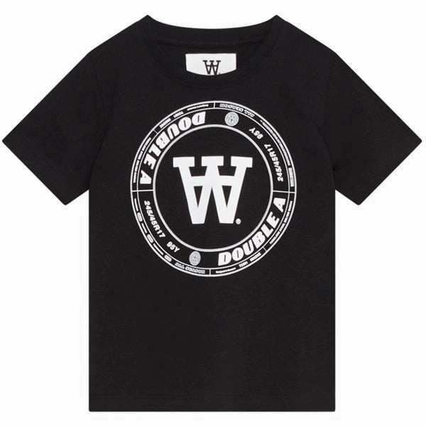 Wood Wood Black Ola Tirewall T-Shirt Running Gear