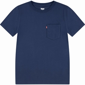 Street Ready Abstract print Levi's Dress Blues Lvb Sunset Pocket Tee