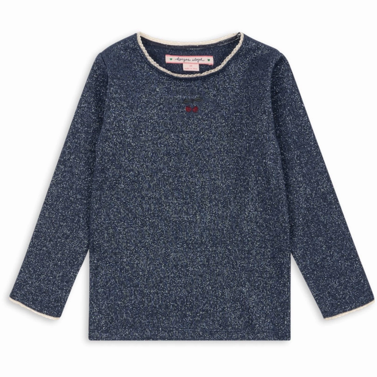 Personalized Touch Soft Stretch Collar Konges Sl?jd Mood Indigo Roli Blouse