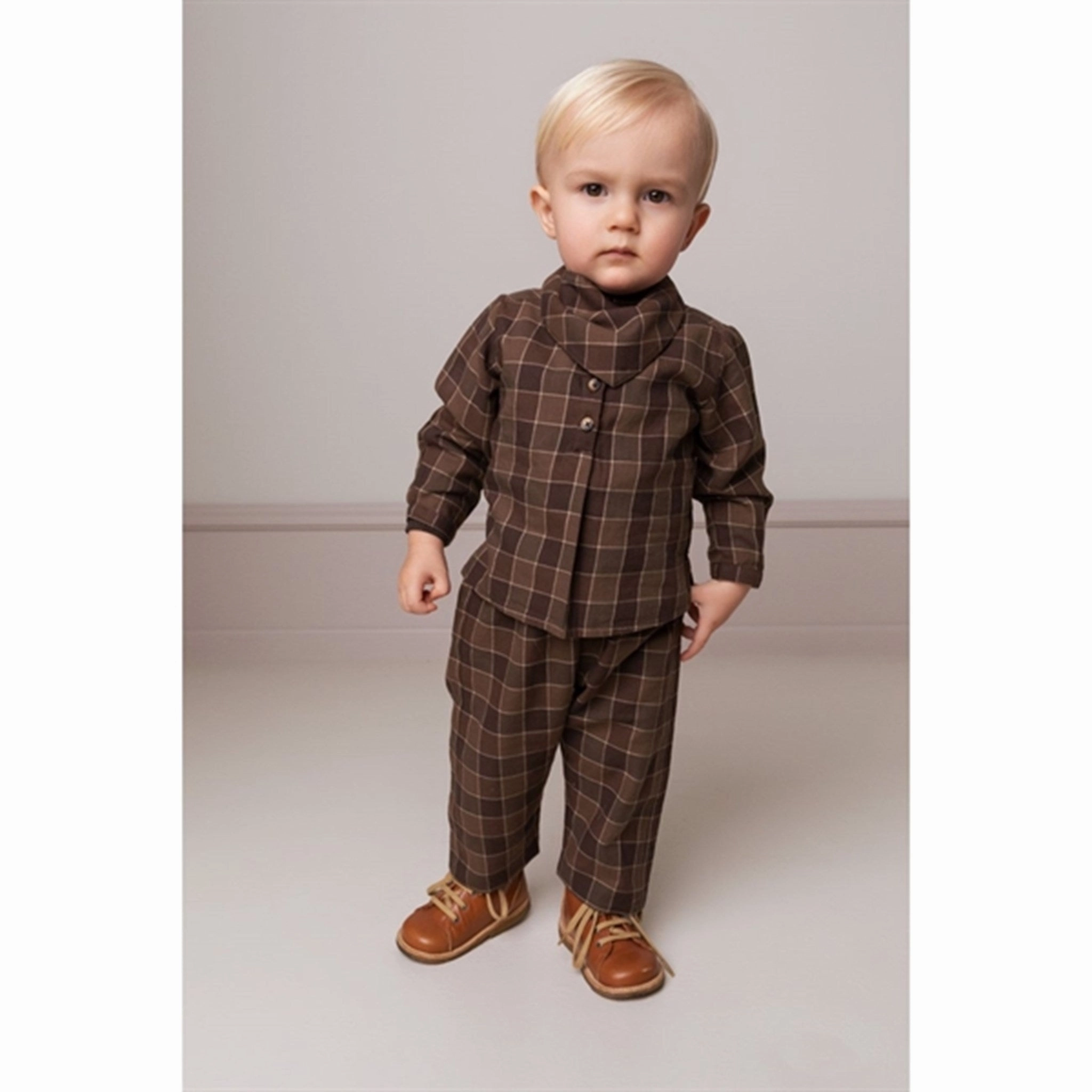 Custom Fit MarMar Autumn Check Totoro Shirt