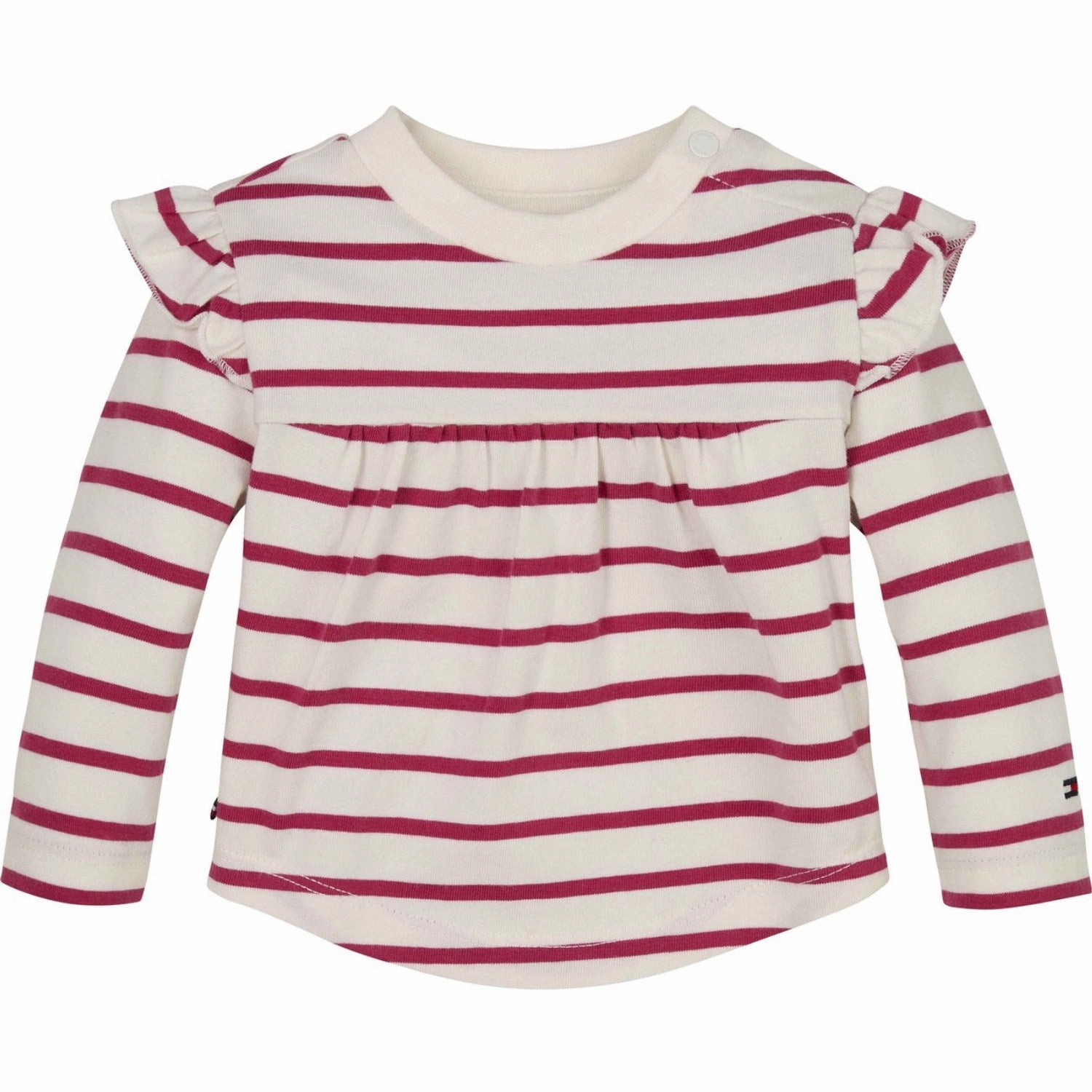 Autumn Look Tommy Hilfiger Heritage Pink Stripe Nautical Stripe Girl Blouse
