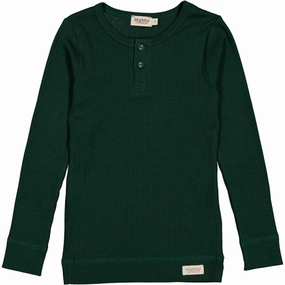 Minimalist Closure MarMar Modal Dark Leaf Blouse