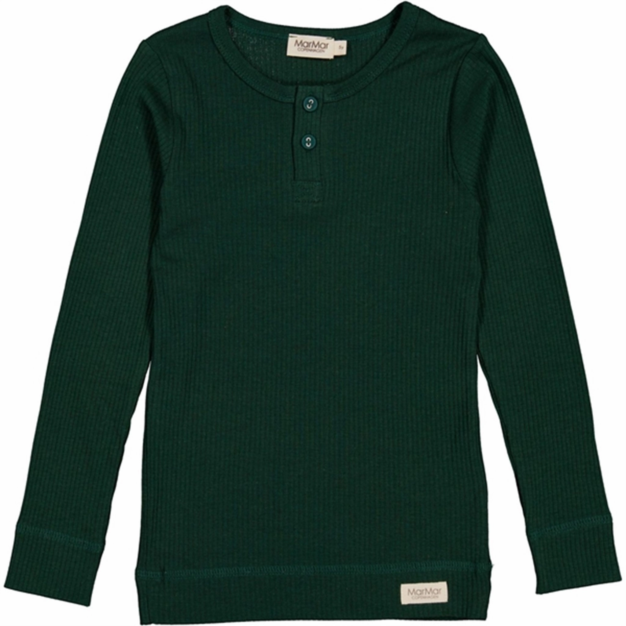 Minimalist Closure MarMar Modal Dark Leaf Blouse