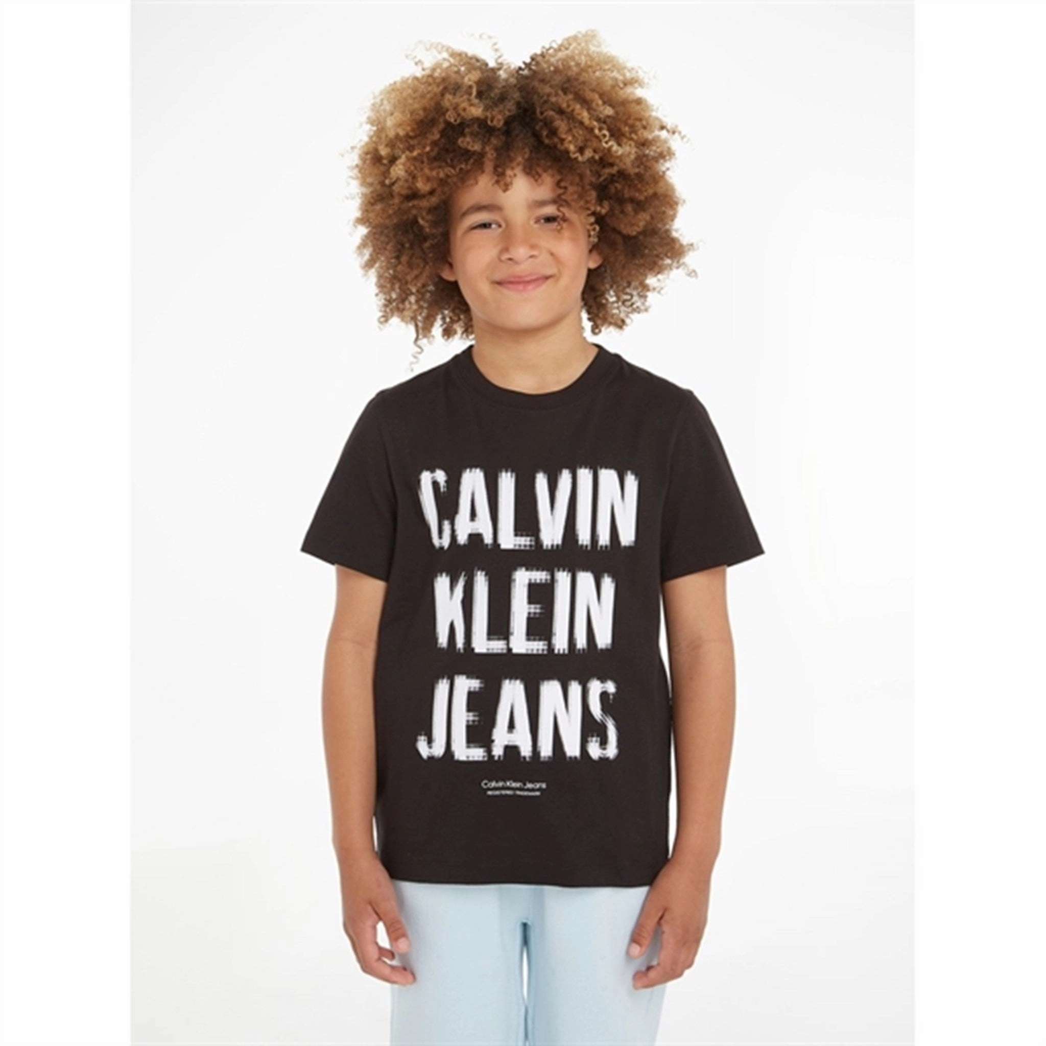 Casual Vibes Everyday Look Calvin Klein Pixel Logo Relaxed T-Shirt Ck Black