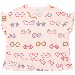 Hust & Claire Rose Beach Alma T-shirt UltraLightweight Chic Look