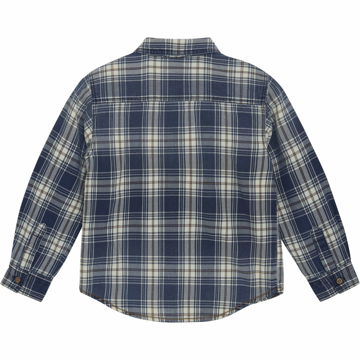 Fade Resistant Formula Minymo China Blue Shirt Ls Check