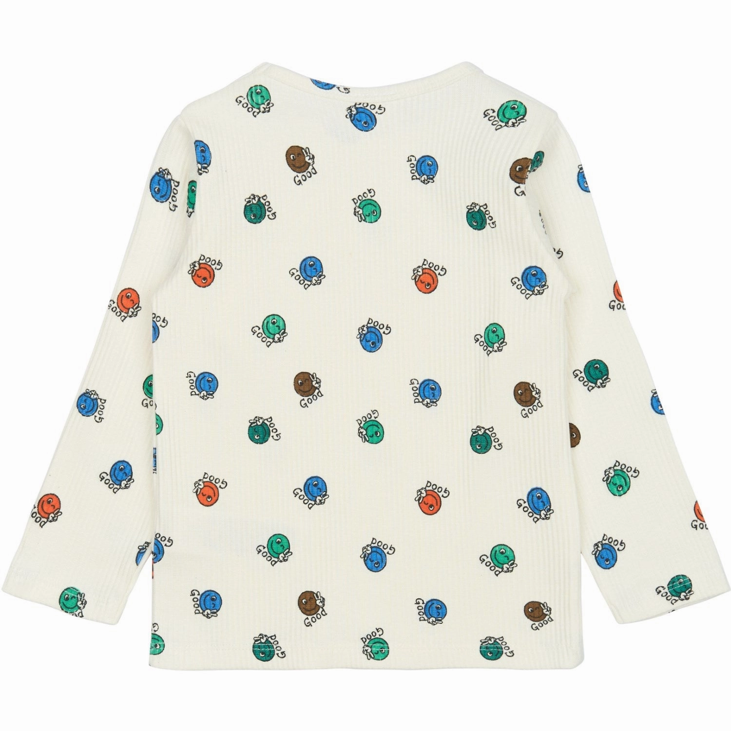 Personalized Touch THE NEW Siblings Cloud Dancer AOP Palmer L_S Rib Tee