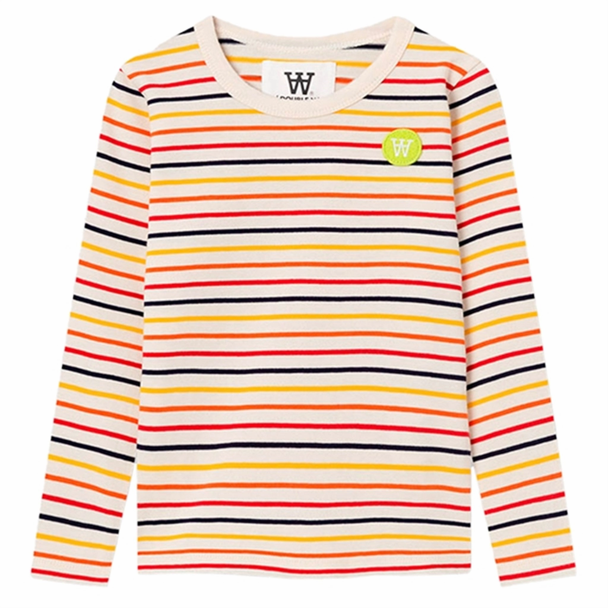 Wood Wood Off White Stripes Kim Blouse Seamless construction Tuckable Hem