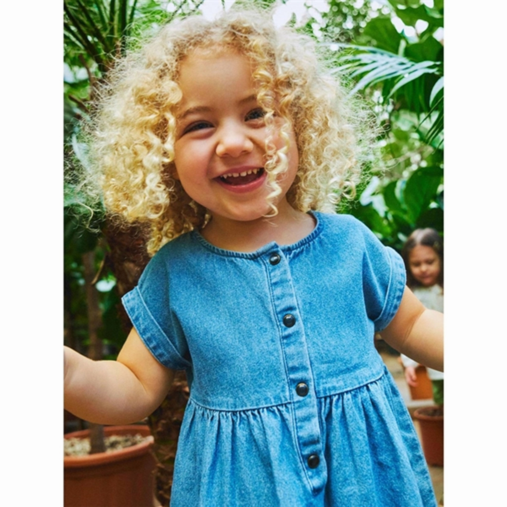 Relaxed-fit Name it Medium Blue Denim Freja Denim Dress