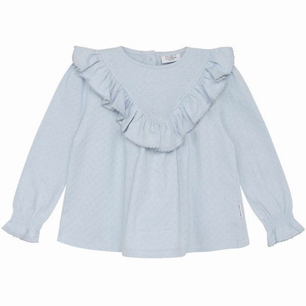Trendy Fashion Hust & Claire Mini Blue Flax Adelaida Blouse
