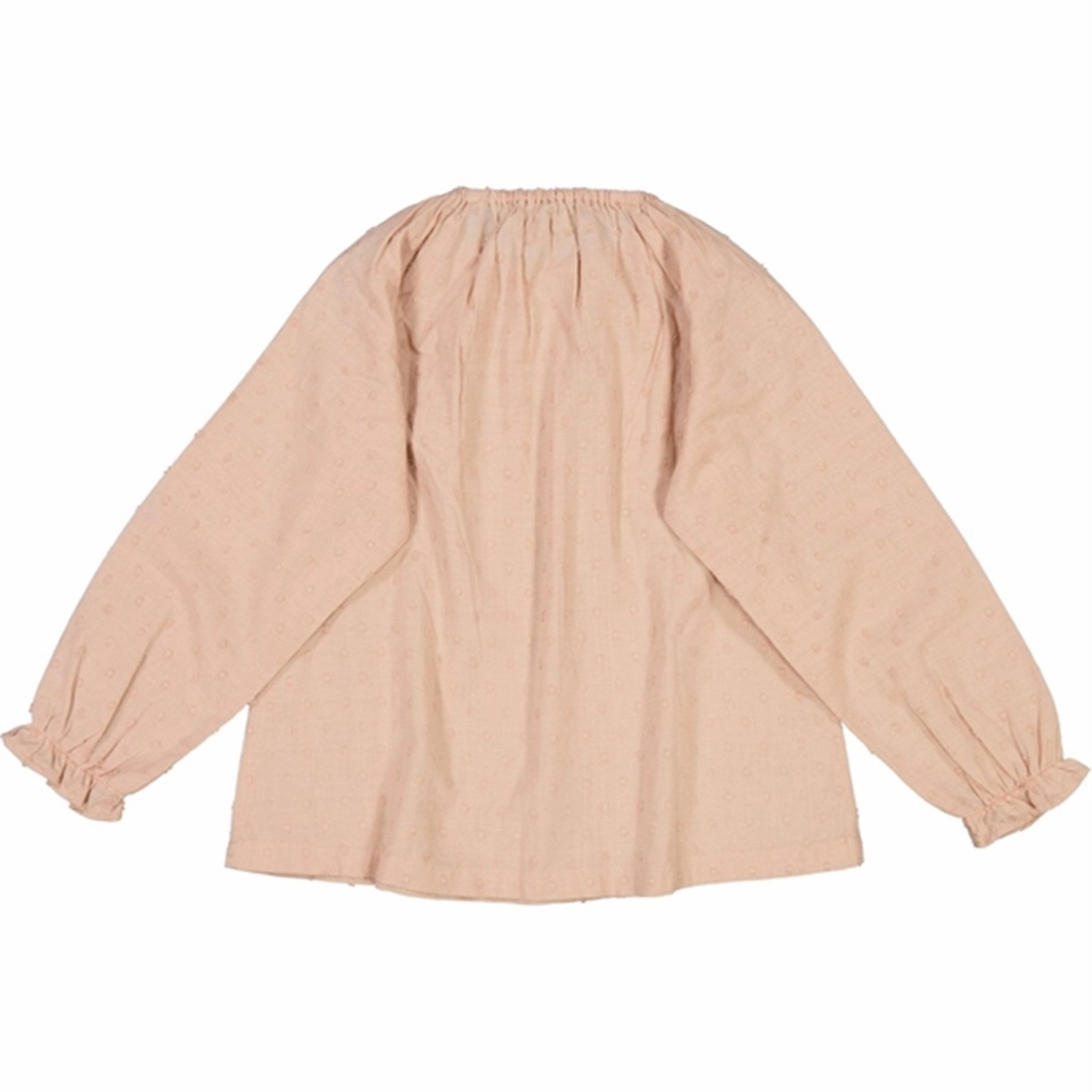Embellished Neckline Wheat Tan Nicoline Blouse