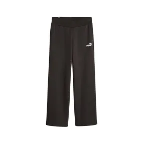 Aesthetic Puma Pantalone sportivo largo da donna ESS Straight Leg 676093-01 nero