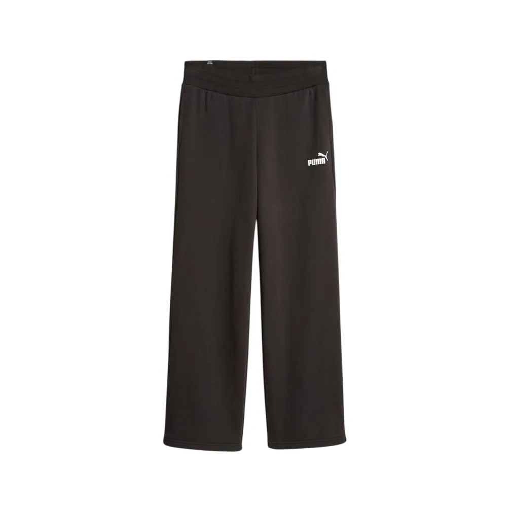 Aesthetic Puma Pantalone sportivo largo da donna ESS Straight Leg 676093-01 nero