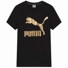 Puma Classics Logo Tee Puma Black Timeless Must-Have