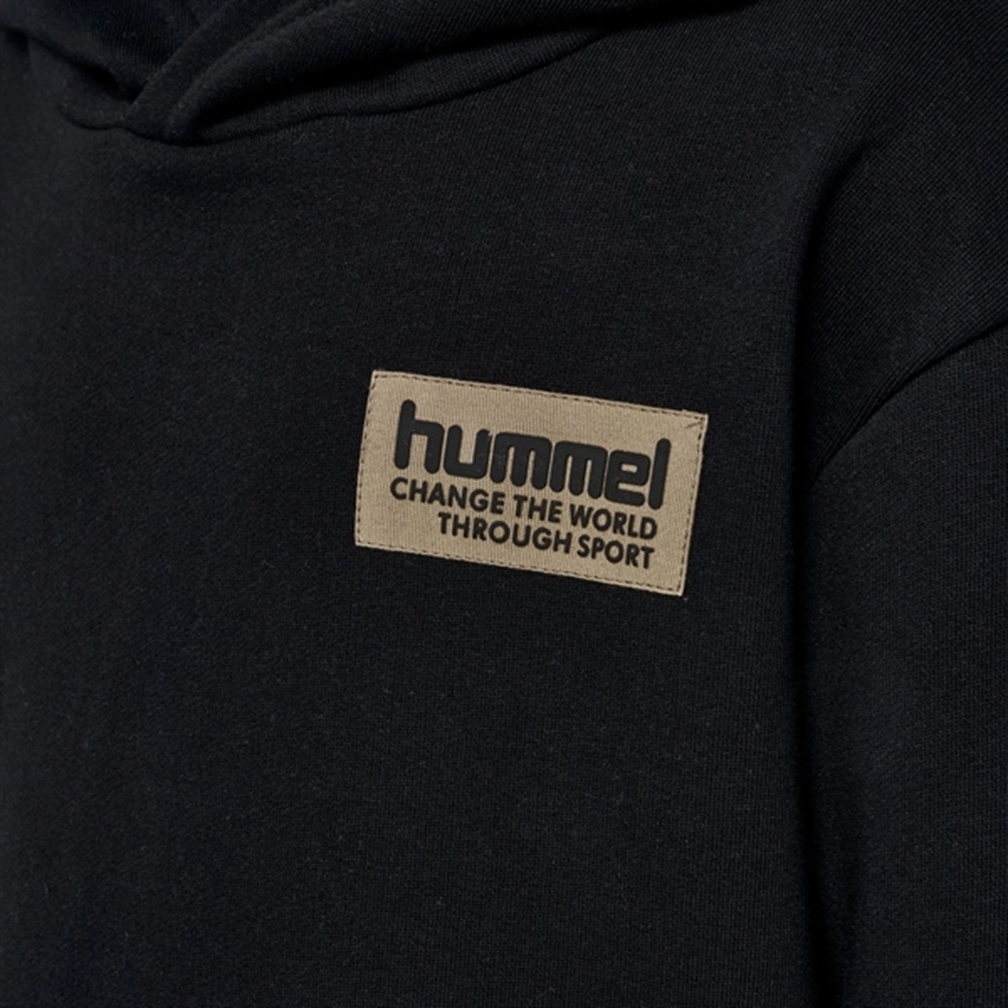 Hummel Black Dare Hoodie Drop Shoulder Construction Style Feel