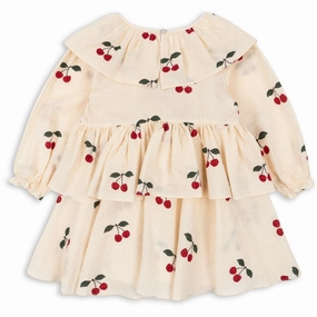 Smile Feel Modern Touch Konges Sl?jd Ma Grande Cerise Lunella Dress Gots