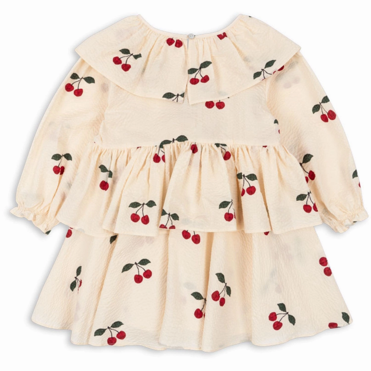 Front-Pocket Soft Draping Konges Sl?jd Ma Grande Cerise Lunella Dress Gots